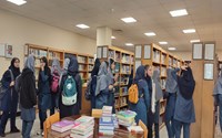 بازدید دانش آموزان دبیرستان تیزهوشان از کتابخانه دانشکده پرستاری و مامایی 